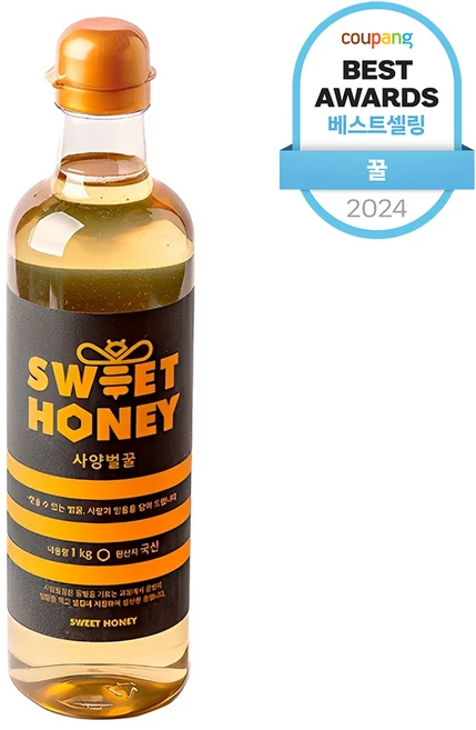 산내들농원 사양벌꿀, 1kg, 1개