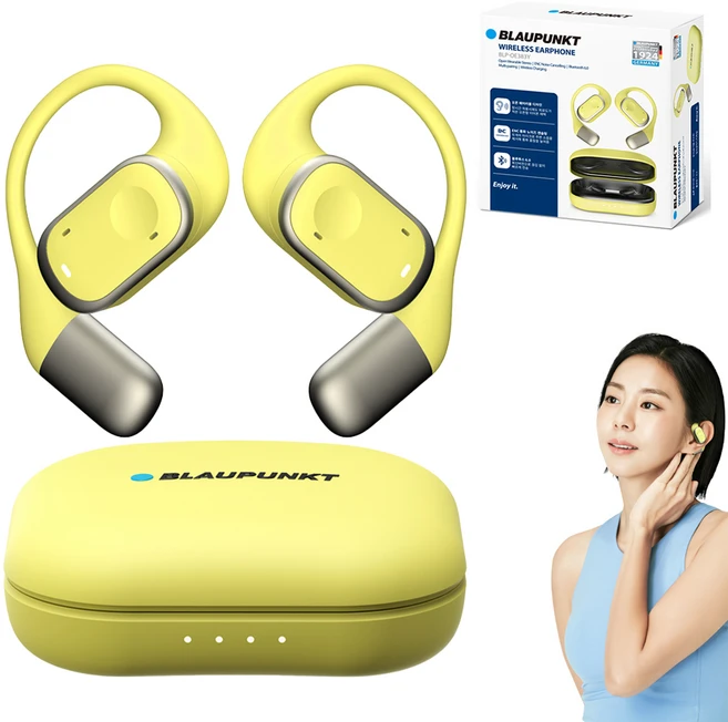 블라우풍트 오픈픽 무선 이어폰, BLP-OE383Y, 04 Yellow