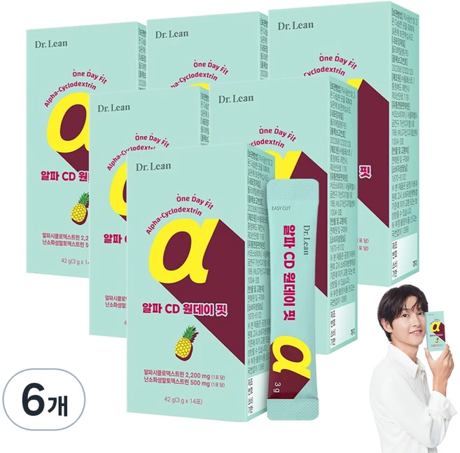 닥터린 알파 CD 원데이 핏 14p, 6개, 14회분