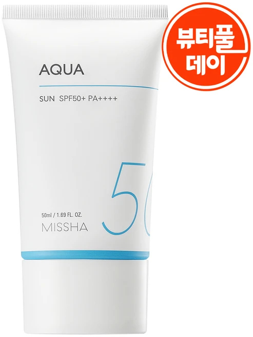 미샤 올 어라운드 세이프 블록 아쿠아 선 젤 SPF50+ PA++++, 50ml, 1개