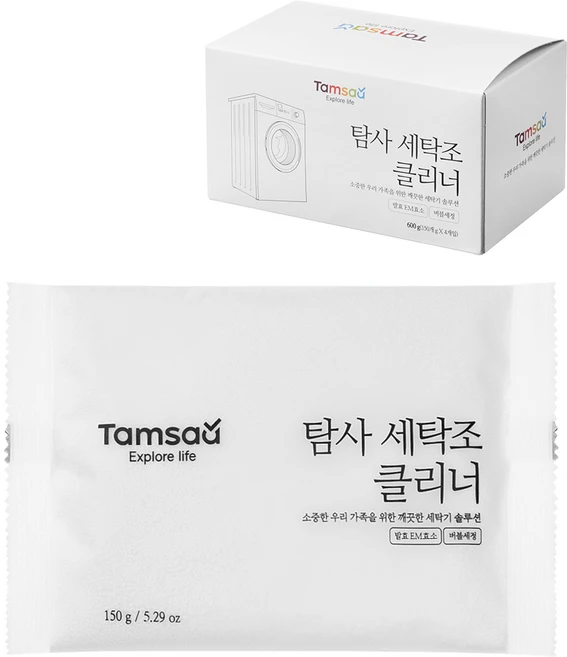 탐사 세탁조 크리너, 150g, 4개