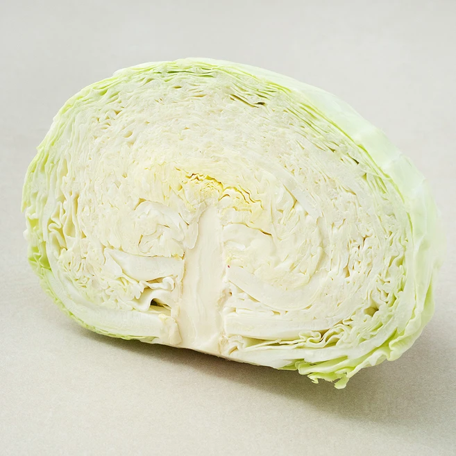 국내산 양배추 1/2통, 500g, 1개, 500g