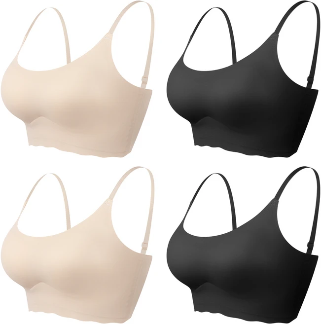 어나더디 심리스 스트랩 브라탑 4종 세트