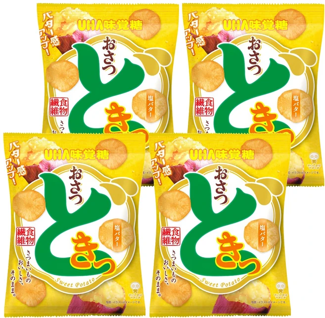 유하미카쿠토 오사츠 도키 시오버터맛, 65g, 4개