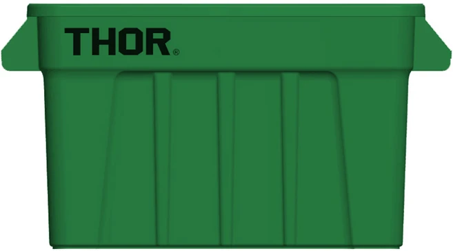 트러스트 THOR 다용도 토트 박스 75L + 덮개, 초록, 1세트