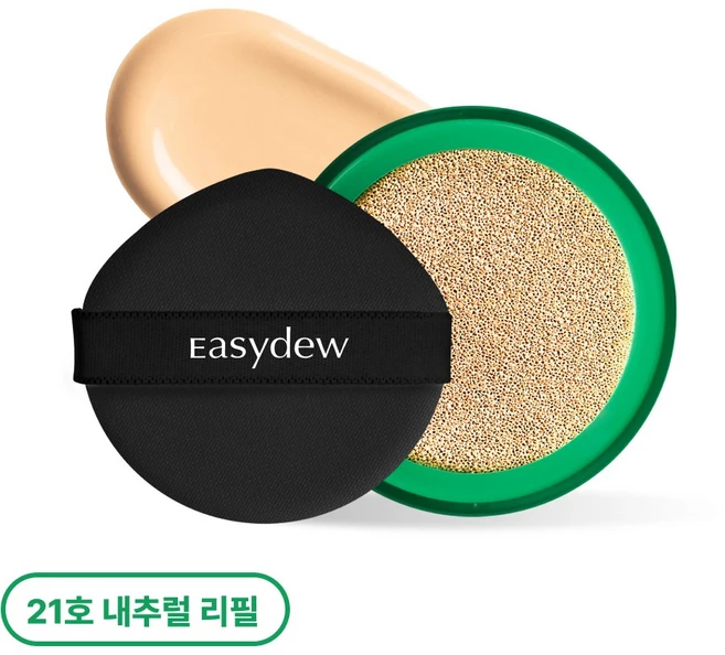 [한가인 PICK!] 이지듀 멜라 비 토닝 기미 앰플 쿠션 13g, 21호 내추럴 리필, 1개