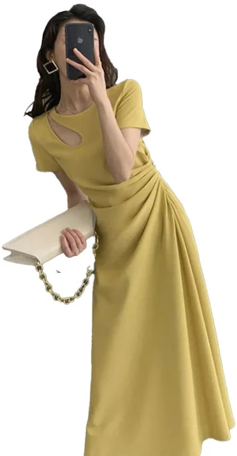 708090 여름 날씬해 보이는 롱원피스