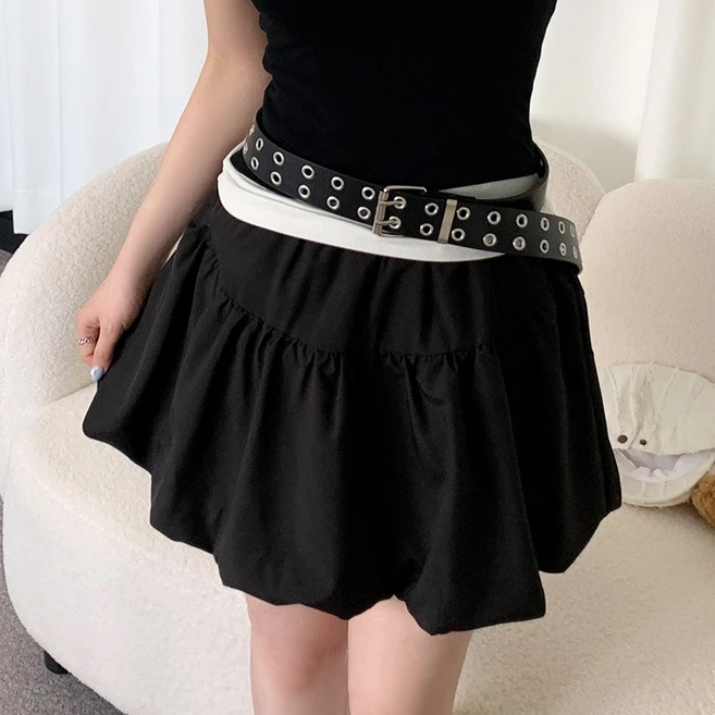 어나더뷰 2642 실버 아일렛 펀칭 벨트 유니크 엔틱 스터드 펑크 웨스턴 벨트