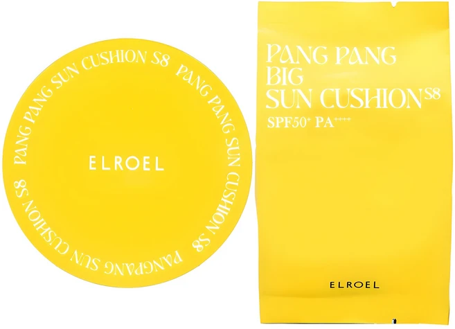 엘로엘 팡팡 빅 선쿠션 S8 25g + 리필 세트 SPF50+ PA++++, 1개