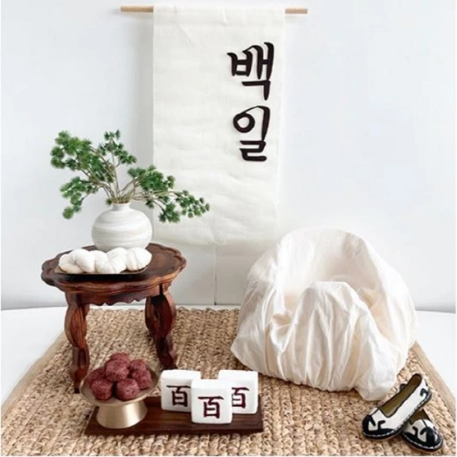 한복포함 백일상대여 돌상대여, 1개, 소나무