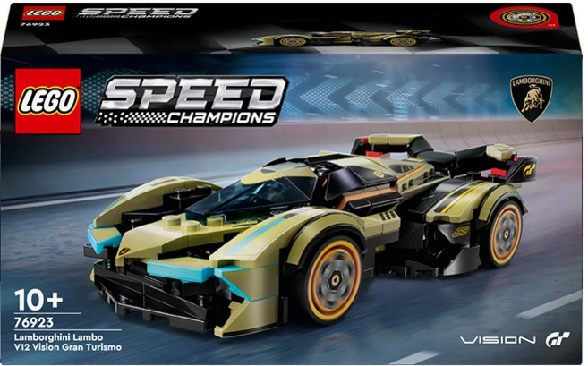 레고 스피드 챔피언 Lamborghini Lambo V12 Vision GT 슈퍼카 76923, 혼합색상, 1개