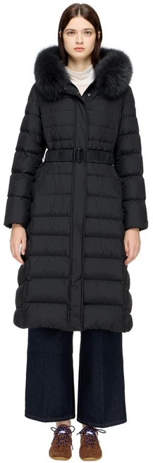 듀엘 폭스퍼 슬림 구스 롱 다운 D244PSG276