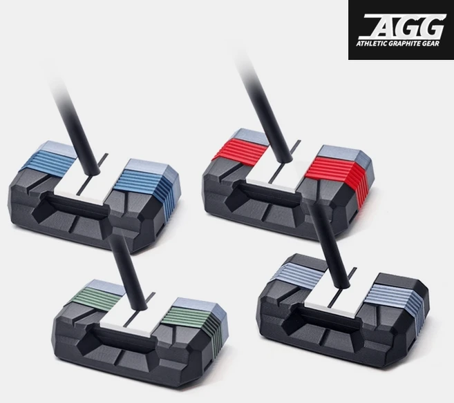[주문제작]이용희프로사용퍼터 굴림체 ZET 제로토크 퍼터[남여공용][세미 말렛][CONTROL STD GRIP], 그린 33인치 네이비2.0
