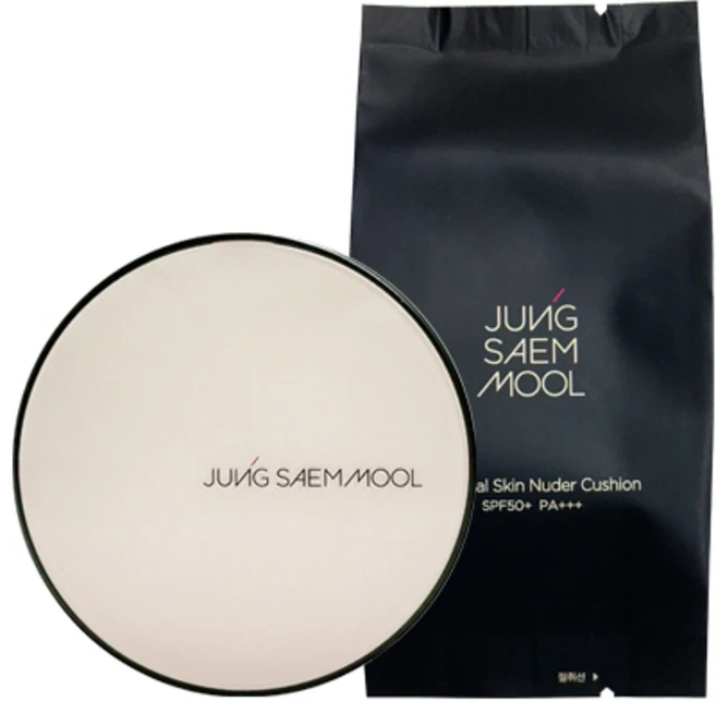 정샘물 에센셜 스킨 누더 쿠션 14g + 리필 14g, 미디엄, 1개