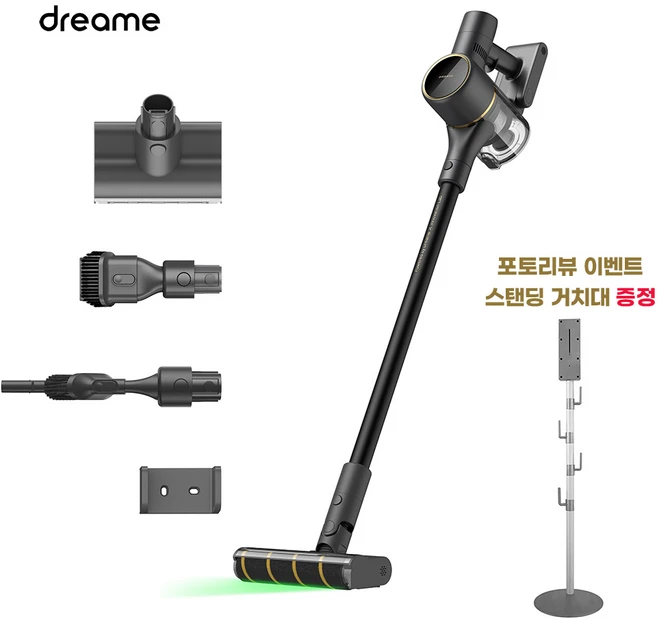 드리미 무선청소기 V12 plus 레이저 그린헤드라이트 디텍트 지원, 드리미 V12 plus 무선 청소기