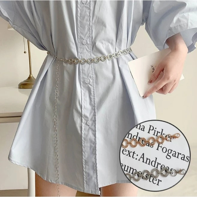 루이시즈 예쁜 패션벨트 여성체인벨트