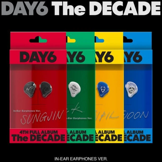DAY6 (데이식스) - The DECADE [In-Ear Earphones ver.][4종 중 1종 랜덤발송] : * 8/14 18시 이후 결제 건은 9/...