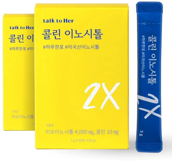톡투허 콜린 이노시톨, 150g, 2개