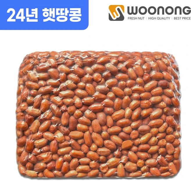 우농 24년산 햇 볶음땅콩 (관땅콩), 1개, 3.75kg 대사이즈 (24/28)