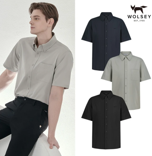 울시 Wolsey울시 25SS 남성 시어서커 셔츠 3종