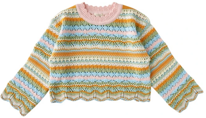 [리틀그라운드9]ST)룰라비-75112-300-01 니트크롭스웨터