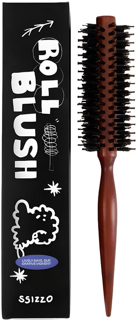 씨조 프리미엄 볼륨팍팍 드라이 돈모 롤브러쉬, 1개, 블랙