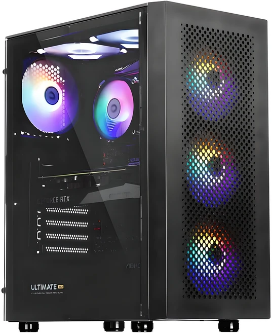 앱코 G15 세이퍼 아크릴 미들타워 PC케이스, 1개