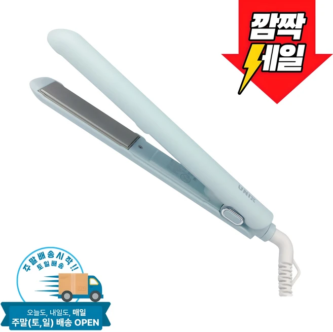 유닉스 캔디바 5단계 온도조절 고데기 UCI-A2015, 샤인민트