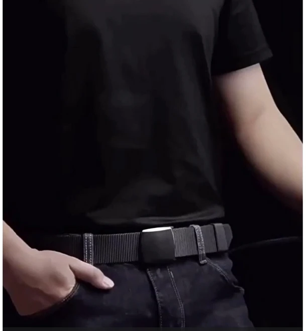 이트 보안 검색대 통과용 플라스틱 벨트 블랙