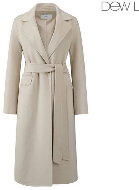 듀엘 스티치 라인 베이직 롱 코트 BE_L244PSH506 548269, 66, Beige_BE1
