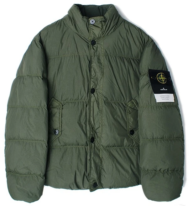 24FW 스톤 크링클랩스 패딩 카키그린 811540123