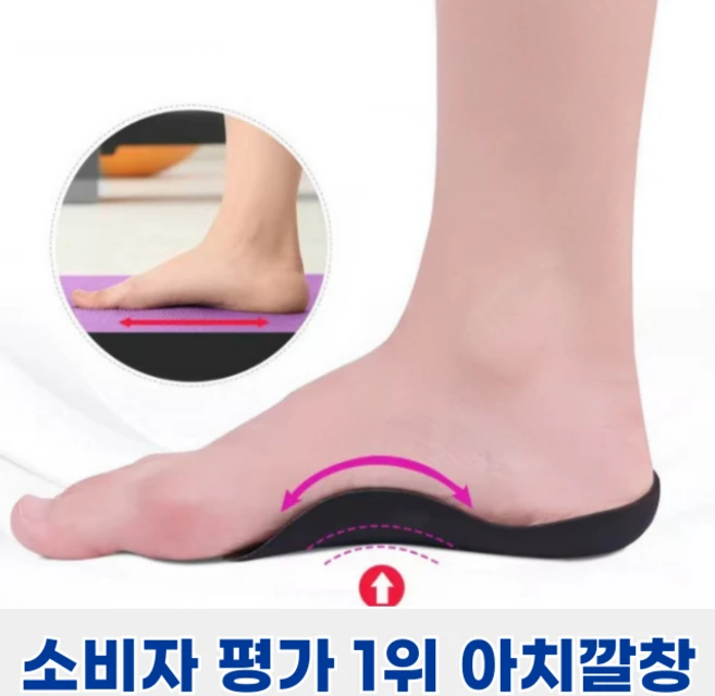 아치앤 자세교정 보조 기능성 아치 깔창, 2세트