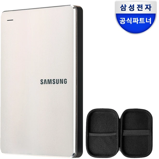 2025 신모델 삼성전자 Y3 1TB 외장하드 + 파우치 증정 HX-MK10Y3, 샴페인 골드