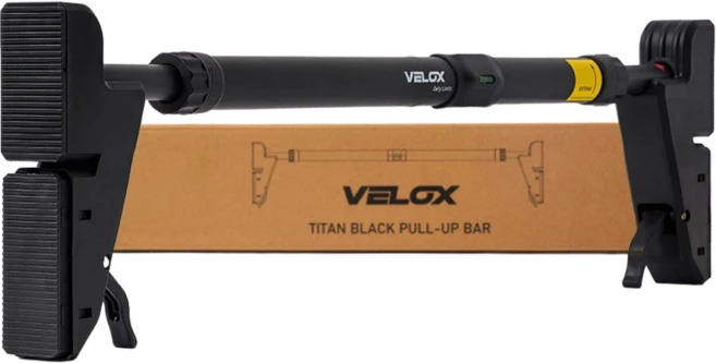 밸록스 타이탄 블랙 문틀 철봉 와이드 가정용 턱걸이 운동기구