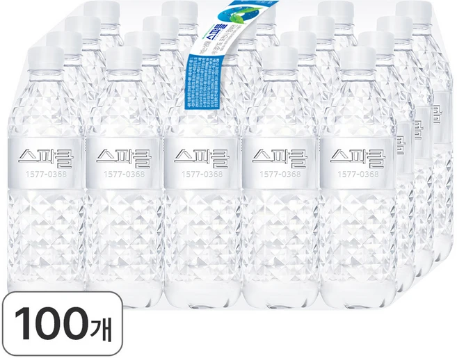 스파클 생수 무라벨, 500ml, 100개