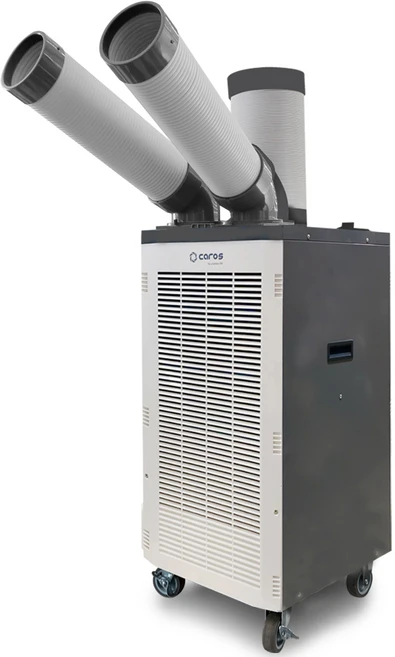 CAROS 이동식에어컨 CPCF3900G 놀이공원 테마파크 만수 알림 공업용 바퀴달린 냉방기