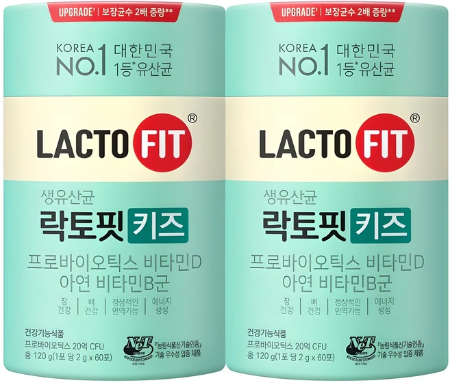 락토핏 키즈 유산균, 120g, 2개