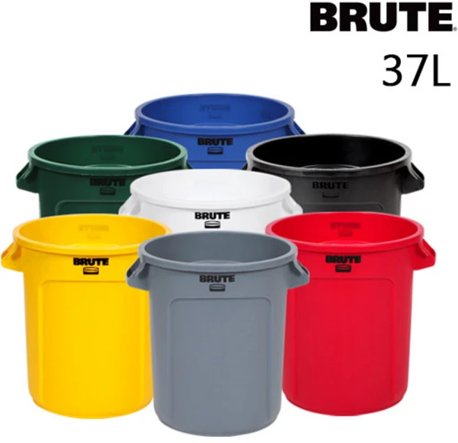 [브루트] BRUTE 벤티드37L - 원형컨테이너, 블루, 1개