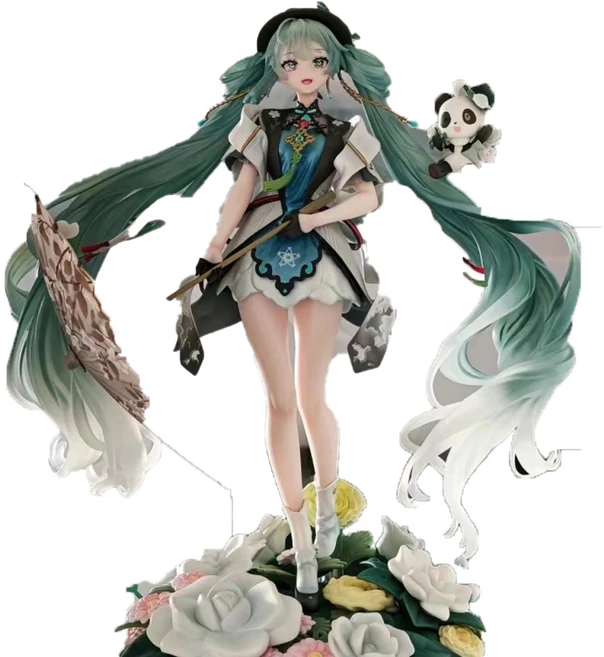 하츠네 미쿠 Q버전 20cm 액션피규어 블라인드 박스 피규어, 랜덤 미쿠 피규어(21cm+), 1개