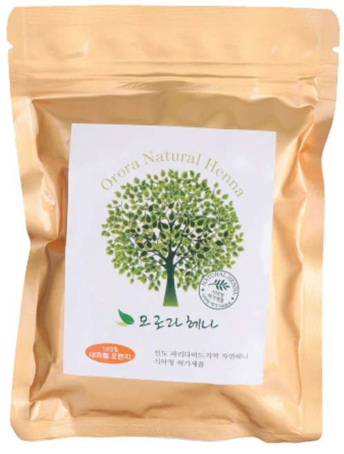 오로라 가루 헤나 새치 컬러 염색약 천연성분 100g, 브라운, 1개