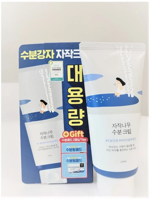 라운드랩 자작나무 수분 크림 120ml, 1개