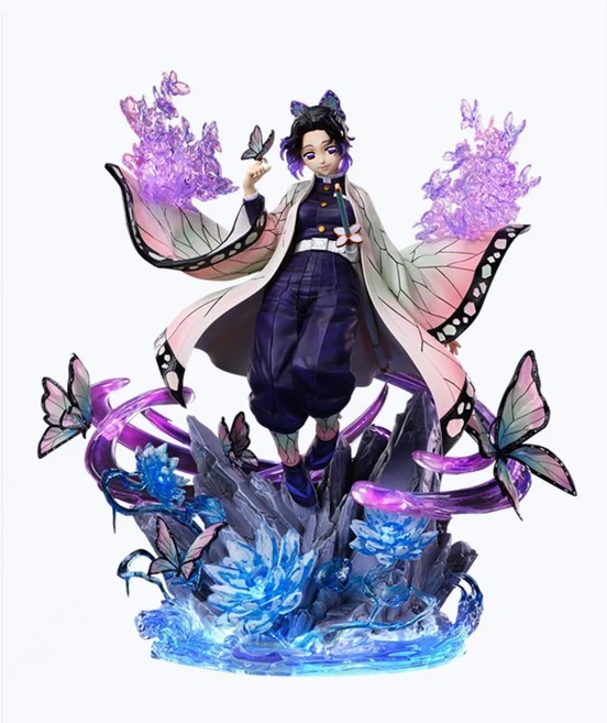 귀멸의 칼날 탄지로 젠이츠 키덜트 피규어 기유 시노부 귀칼 아크릴, 14, 1개