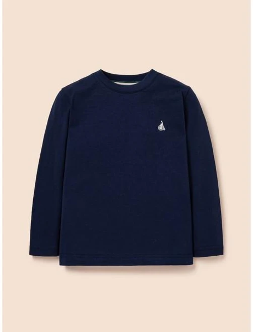 [정품] 빈폴키즈 [BEANPOLE KIDS] [Essential] 수피마 베이직 라운드 티셔츠 네이비 (BI5141UE2R) 트렌디한