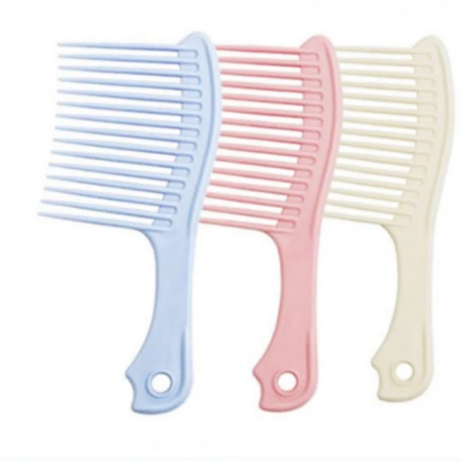 머리빗 탱글픽 포크 라운드 핑크 혼합색상 휴대용빗 머리볼륨 스칼프본 우든 고행주 가이드빗, 1개, 상세페이지 참조