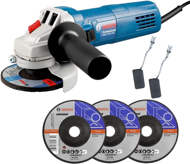 보쉬 정품 4인치 핸드 그라인더 GWS750-100, 1개