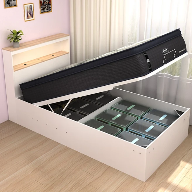 스스디 리프트업 수납침대(공간박스제외 매트제외), 리프트업 수납침대 SS_세로형 400