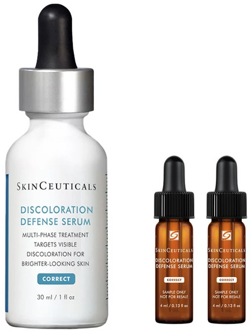 스킨수티컬즈 디스컬러레이션 디펜스 미백기능성 세럼 30ml + 4mlx2개, 1개, 38L
