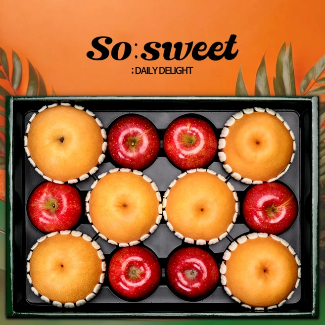 혼합 명절 과일 선물 세트 사과 배 설날 추석 설, 1개