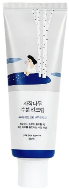 라운드랩 자작나무 수분 선크림 80ml 대용량, 1개