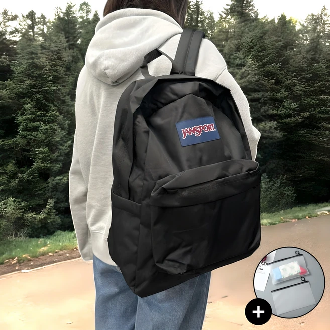 잔스포츠 슈퍼 SUPERBREAK ONE BACKPACK 브레이크 가방 백팩 26L EK0A5BAGN-551 + 파우치